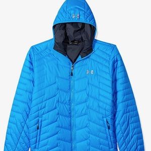 Under Armour Reactor Jacket Large Blue Hooded